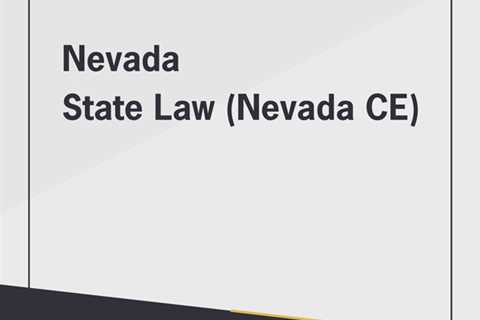 Nevada State Law (Nevada CE) - Free Real Estate License School Online | Pre-Licensing and..