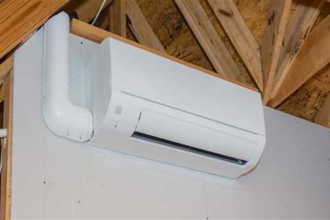 How do ductless air conditioners drain?