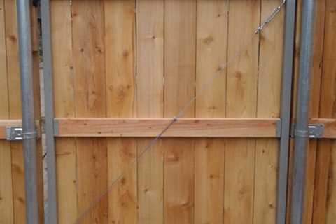 Wood Fence Gate Design