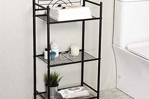 L&H UNICO 3-Tier Free Standing Wire Rack Durable Metal Shelving Storage Unit for Bathroom Laundry..