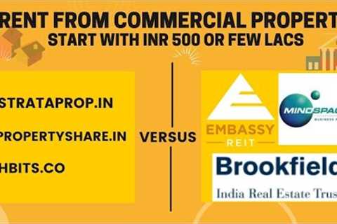 Fractional property (Crowdfunding, property sharing) vs REIT. Own commercial property in bits