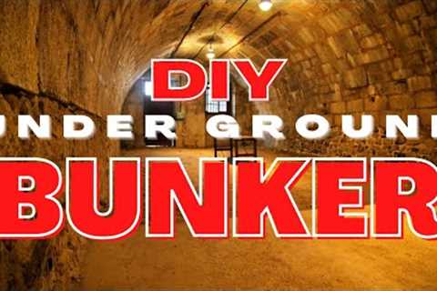 How to BUILD underground BUNKER ! [ STORM Shelter in your own YARD ]