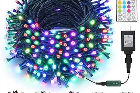 Joomer Color Changing String Lights,180FT 500 LED RGB LED String Lights Outdoor Fairy Twinkle Tree..