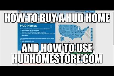 How to Buy a HUD Home using Hudhomestore.com