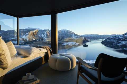 These Remote Cabins Float Above a Fjord in Norway—and You Can Stay in Them