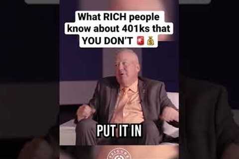 What RICH PEOPLE Know About 401k’s That YOU DON’T 🚨