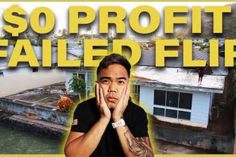 $0 Profit FAILED Hawaii Luxury Flip | 5 IMPORTANT Things I Learned (Real Estate Investing)