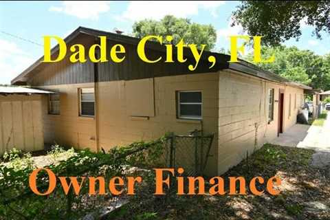 #Dade City, Florida unique property with 3br, 1 full bath & 2 half bath’s+2 kitchens-Owner Finance