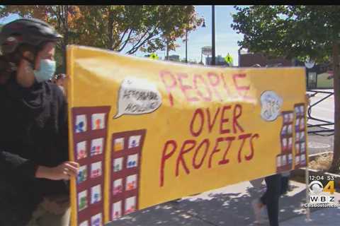 Demonstrators In Boston, Somerville Call For Extension Of Massachusetts Eviction Moratorium