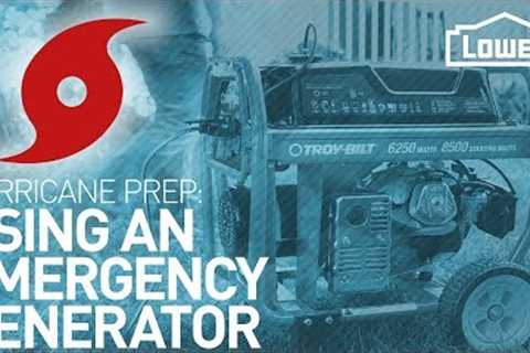 Using an Emergency Generator | HURRICANE PREP