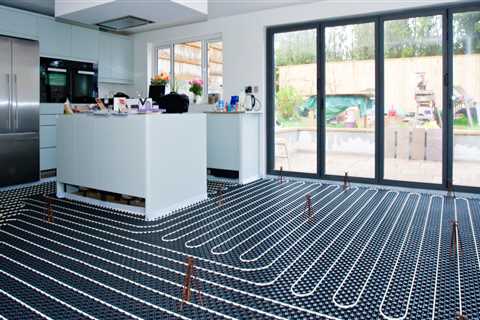 What temperature should underfloor heating run at?