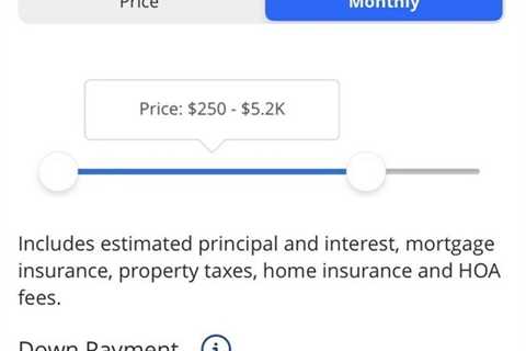 Zillow Now Lets Users Filter Homes by Monthly Payment