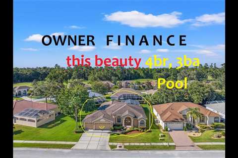 #Brooksville Florida Owner Finance family home with pool and 4 br, 3 ba