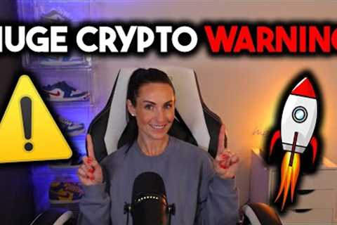 HUGE CRYPTO WARNING! YOU MUST SEE THIS! CRYPTO NEWS TODAY!