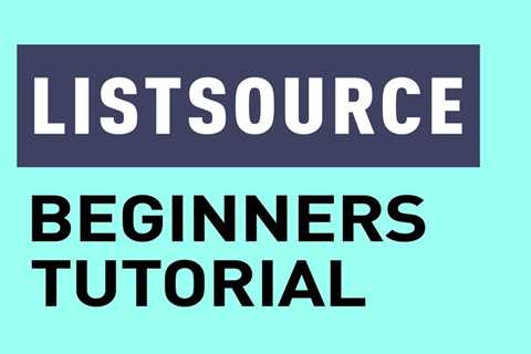 ListSource Tutorial – How To Build Motivated Seller Lists