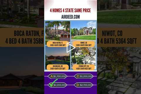 4 Million Dollar Homes For Sale 4 States Same Price | Airdeed Homes