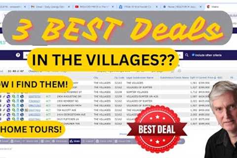 Here''s how you find a great deal on a home in The Villages FL!