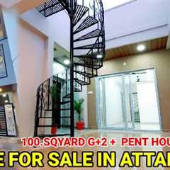 House for sale in Attapur Hyderabad||GHMC permission G+2+Pent House for sale attapur