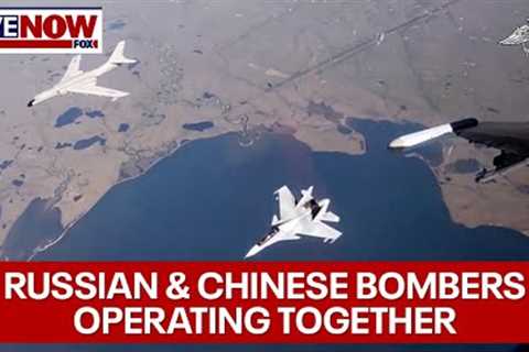 U.S. intercepts Russian and Chinese bombers off Alaskan coast | LiveNOW from FOX