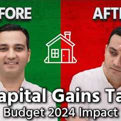 Capital Gains Tax on Sale of Property 🏠 Calculation - Budget 2024 Impact Without Indexation Benefit