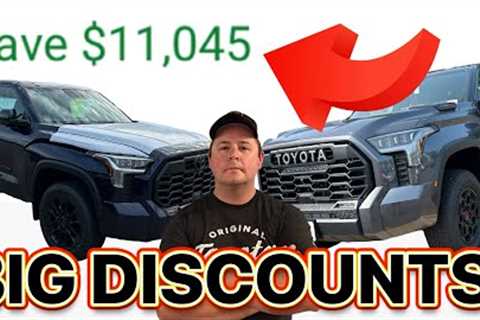 THE BEST DEALS I COULD FIND! All Trims Of 2024 Toyota Tundra!