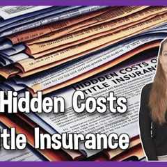 Title Insurance - Why so expensive, Hidden Cost, and how to avoid them.