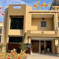 Sami Furnished 7 Marla 3 Story SUPER-LUXURY Designer House For Sale In Bahria Islamabad!