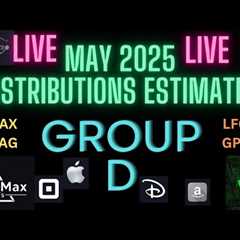 YieldMax May 2025 Group D Distribution Estimated for MSTY, SMCY, APLY, AMZY, & YMAX/YMAG LIVE!