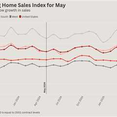 Pending home sales tick up, snapping a string of dismal