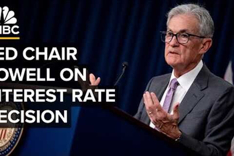Federal Reserve Chair Powell speaks after Fed lowers interest rates by half point — 9/18/2024