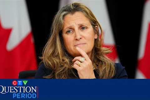 “A really good possibility” Freeland’s days are numbered as finance minster | CTV Question Period