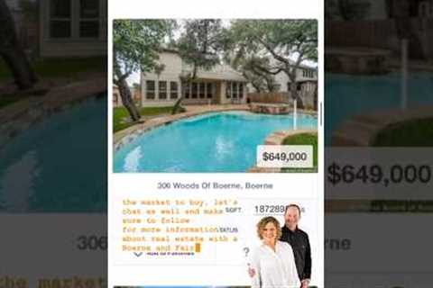624 homes on the market in #Boerne Texas ￼ But prices are not sliding ￼