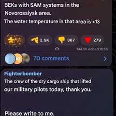 Russian Helicopter Likely Shot Down at Novorossiysk by Marine Drone & SAM Launches Near Kerch..