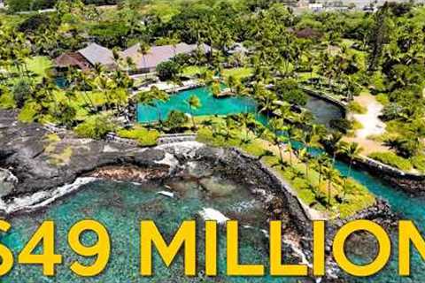 $49 MILLION LUXURY Hawaii Estate  | 21.8 Acre Oceanfront Property in Kailua-Kona
