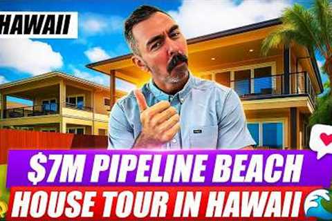 Inside a $7M Pipeline Beach House🌊 | Living on Hawaii’s North Shore | Luxury Hawaii Real Estate..