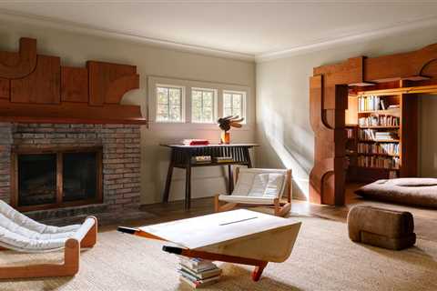 How They Pulled It Off: Two Salvaged Wood Sculptures Custom-Made for a 116-Year-Old House