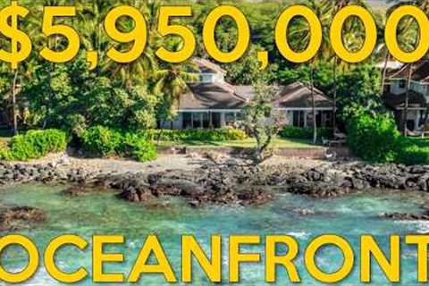 LUXURY Oceanfront Puako Hawaii Real Estate