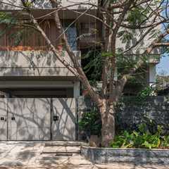 The Skylight Steals the Show at This Vertical Concrete Home in India