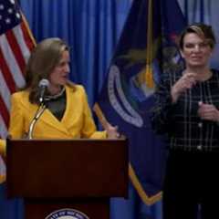 ''A Successful 2024 Election'': Michigan Secretary Of State Jocelyn Benson Holds A Press Briefing