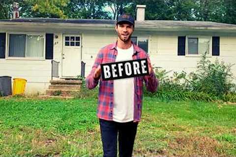 From Crack House to Curb Appeal! (Incredible DIY Transformation)