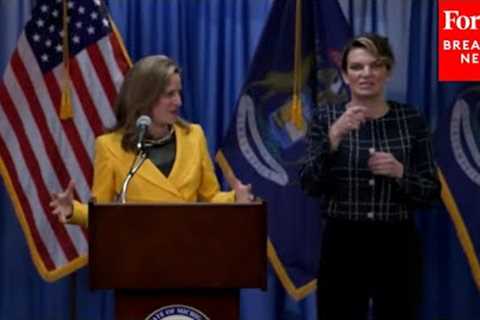 ''A Successful 2024 Election'': Michigan Secretary Of State Jocelyn Benson Holds A Press Briefing