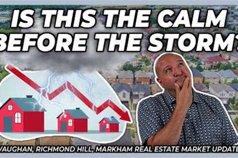 Is This The Calm Before The Storm? (York Region Real Estate Market Update)