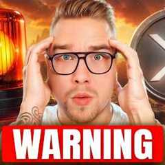 🚨HOLY SH*T XRP - Be VERY Careful The Next 2-3 Days!!!!
