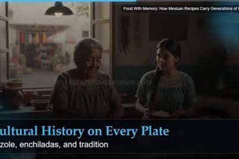 Food With Memory: How Mexican Recipes Carry Generations of Wisdom