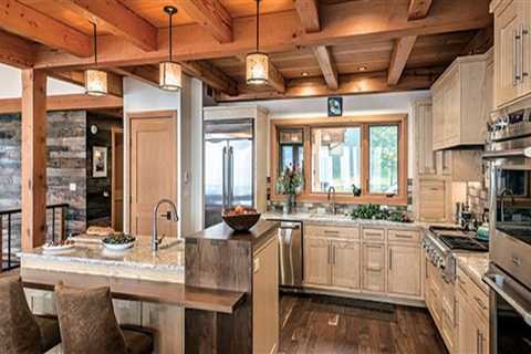 Creating Warm Interiors in Timber Frame Houses with Stylish Kitchen Cabinets